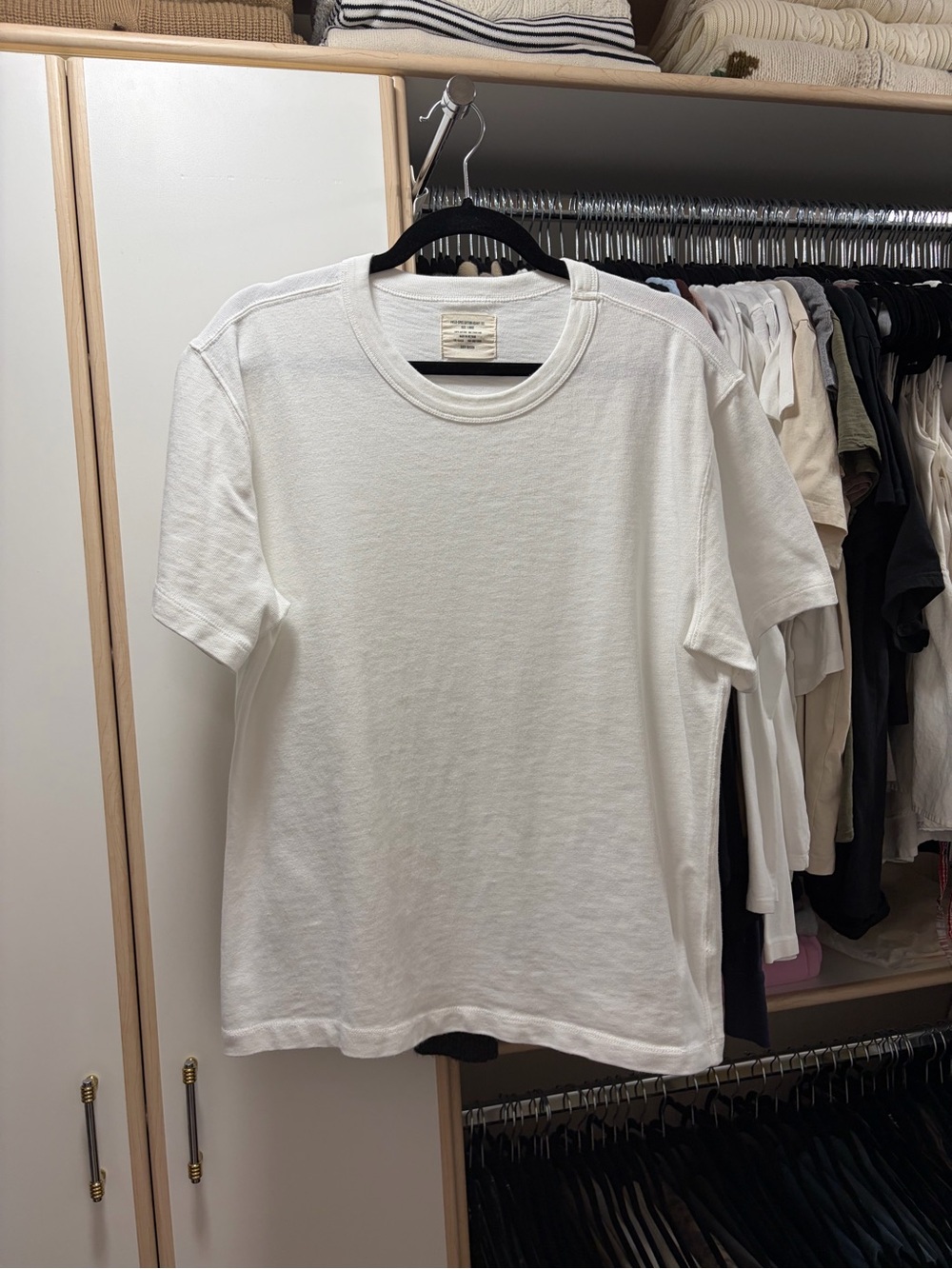 Buck Mason White Short Sleeve Crewneck Tee